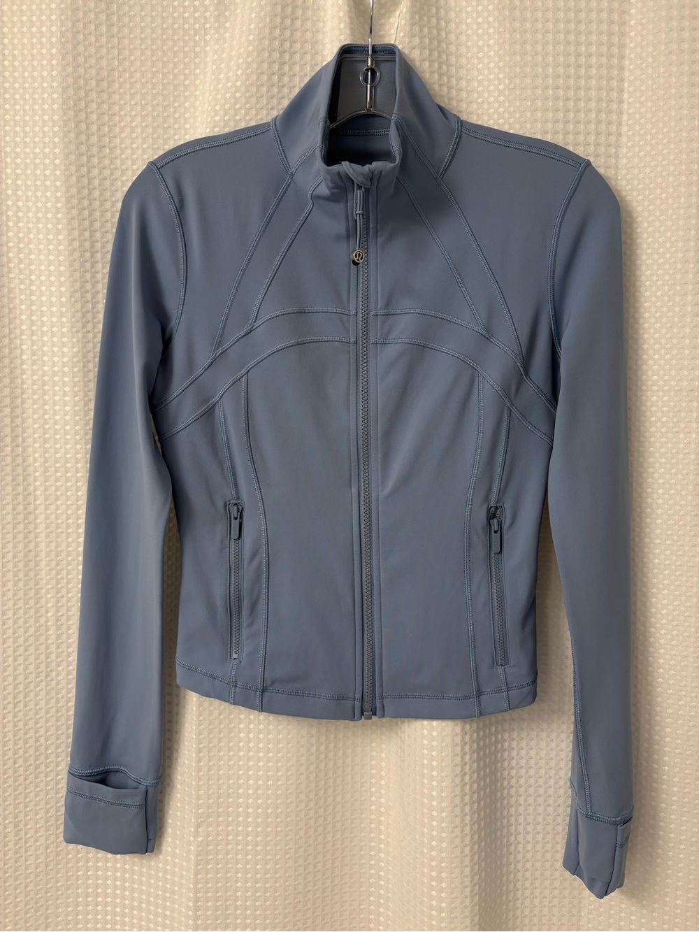 Lululemon Define Cropped Jacket Nulu ~ 6 ~ Blue